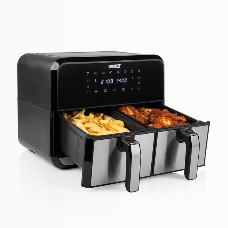 Princess 182074 Double Basket Aerofryer 8lt Nero