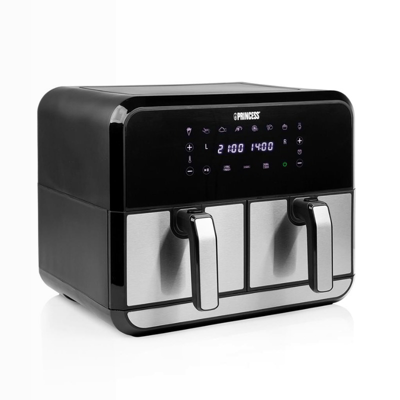 Princess 182074 Double Basket Aerofryer Nero