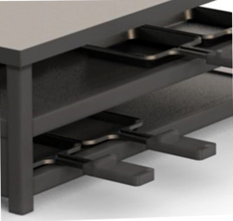 Princess 162657 Raclette in Acciaio Nero