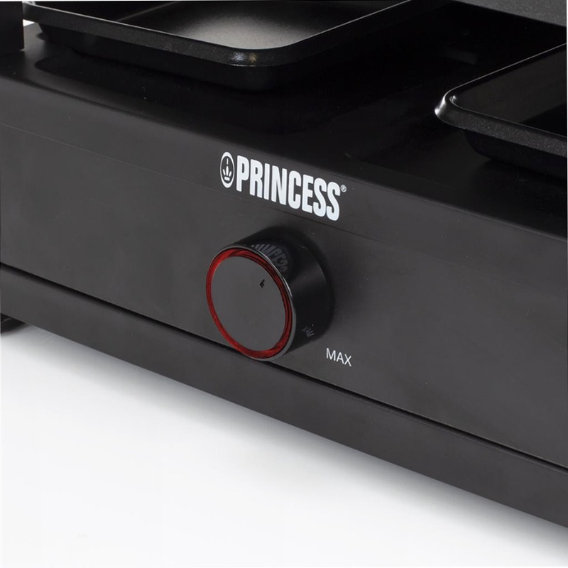 Princess 162657 Raclette in Acciaio Nero
