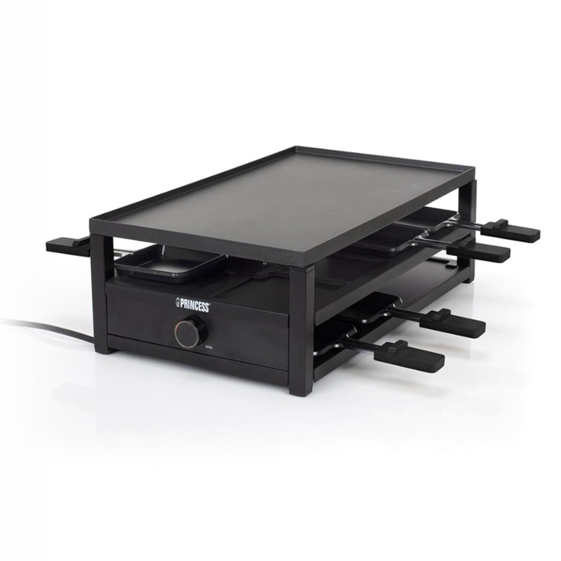 Princess 162657 Raclette in Acciaio Nero