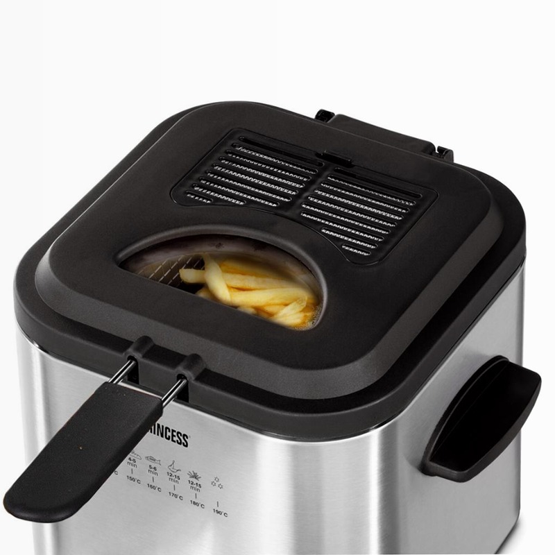 Princess 182611 Mini Friggitrice & Fonduta Argento