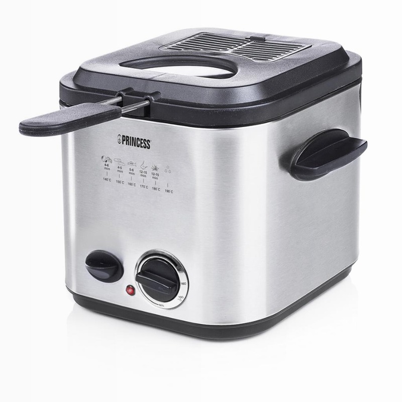 Princess 182611 Mini Friggitrice & Fonduta Argento