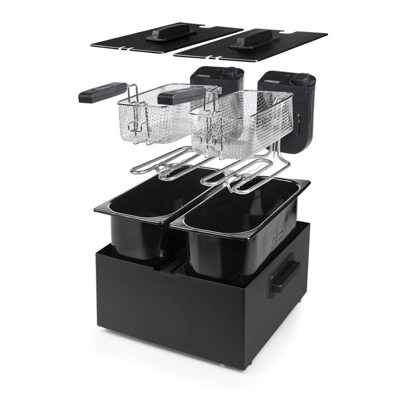 Friggitrice Doppia Princess 183028 Nero