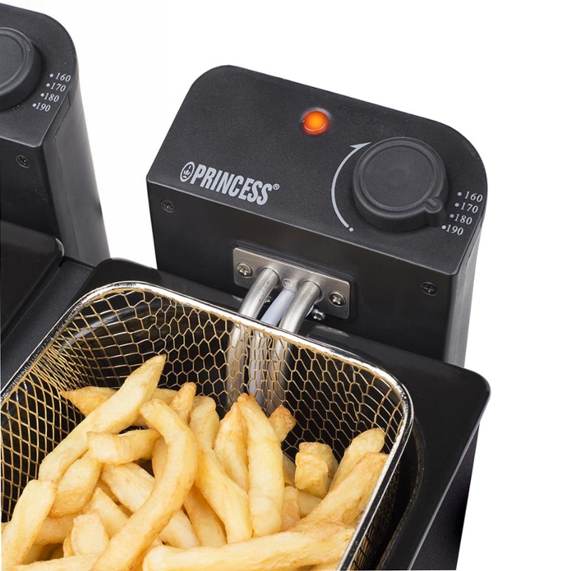 Friggitrice Doppia Princess 183028 Nero