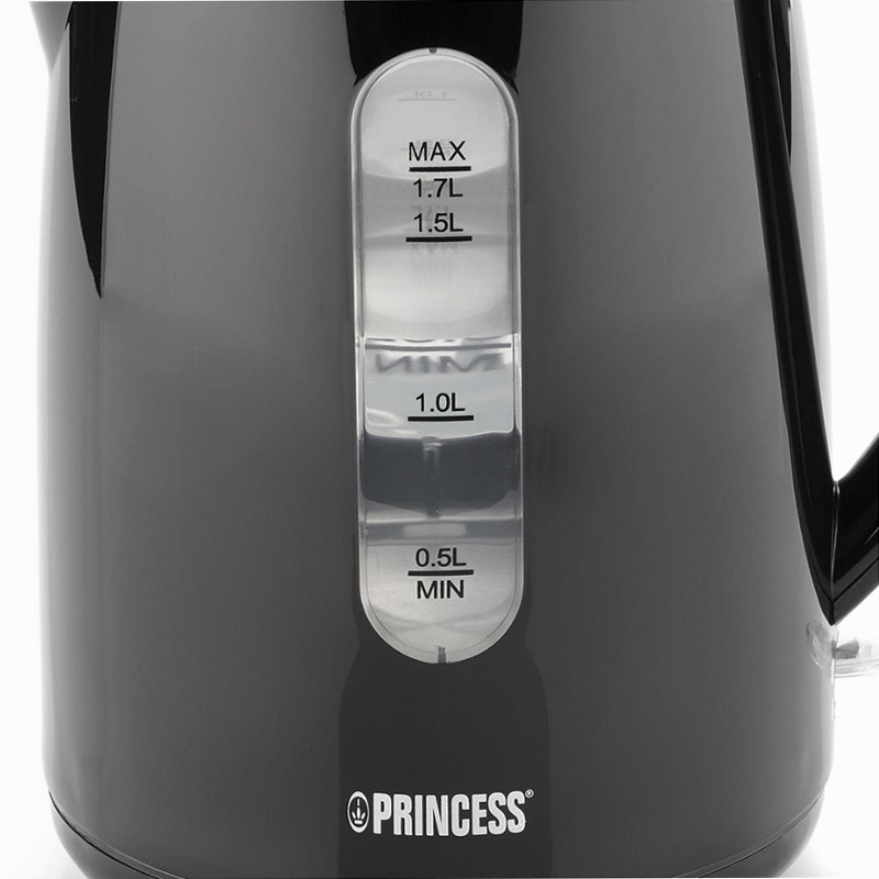 Bollitore Princess 236017 - Bollitura veloce e sicura Nero