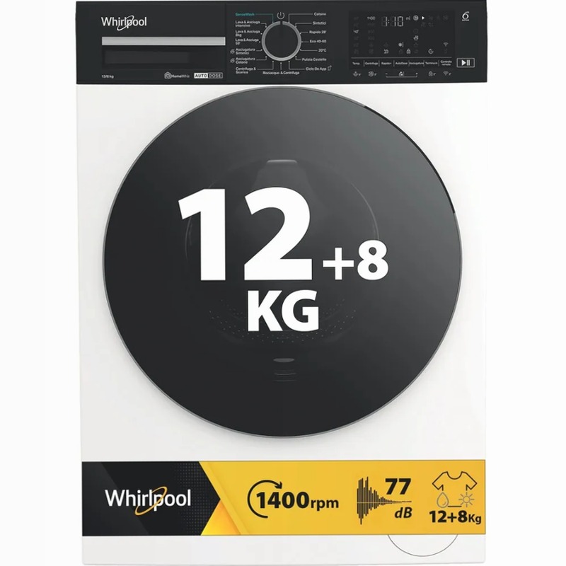 Lavasciuga Whirlpool WPD 2836W ADS IT - 12 kg