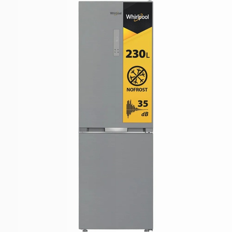 Frigorifero combinato a libera installazione Whirlpool - WHK 26363 XP6E Inox 210lt