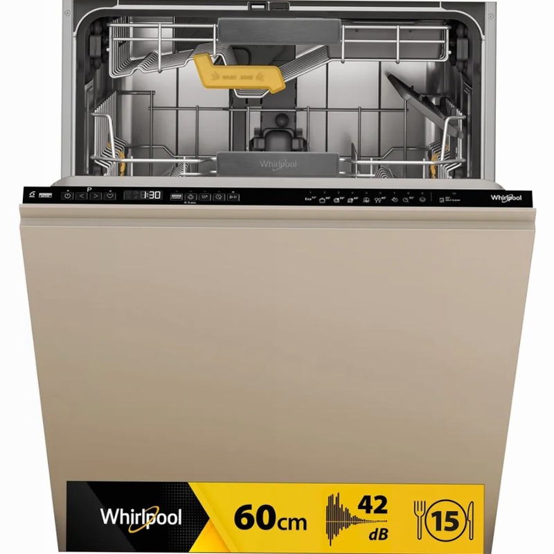 Lavastoviglie da incasso Whirlpool: colore nero, grande capienza - WH8IB15B2M6LS0 B 15 Nero