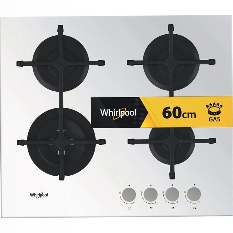 Piano Cottura a Gas Whirlpool: 4 Fuochi - GOA 6423/WH