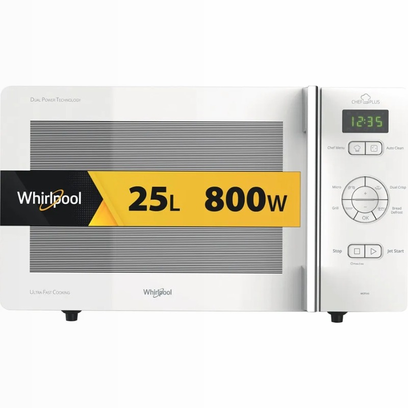 Microonde Whirlpool a libera installazione: colore bianco - MCP 345 WH