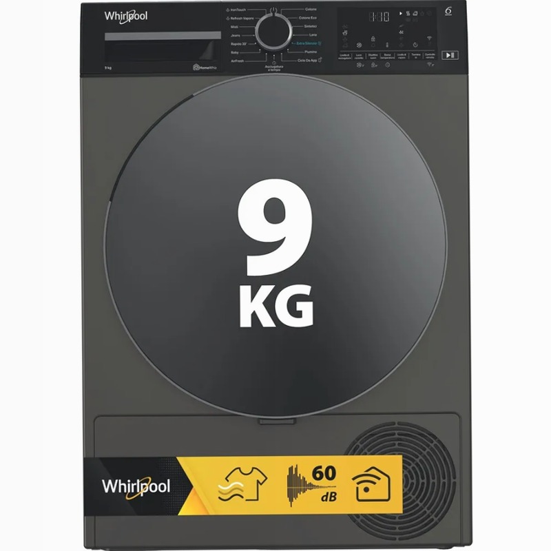 Asciugatrice a pompa di calore Whirlpool C WD 96M GBS IT Grigio
