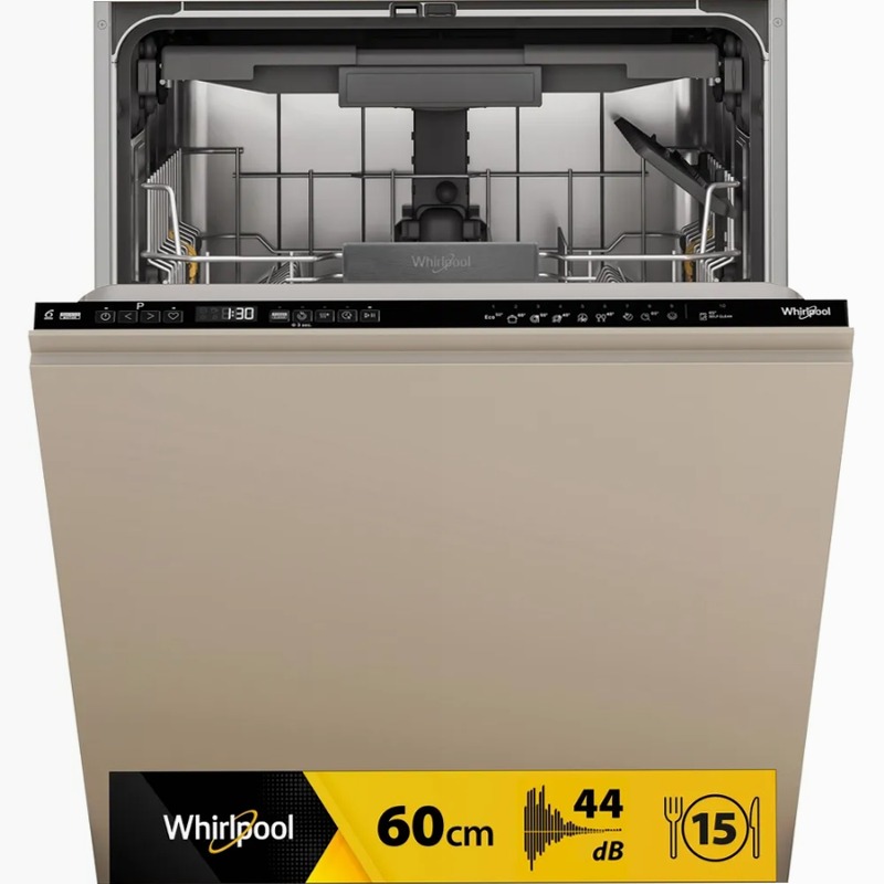 Lavastoviglie da incasso Whirlpool: colore nero, grande capienza - WH7IC15B4M6S0 C 15 Nero