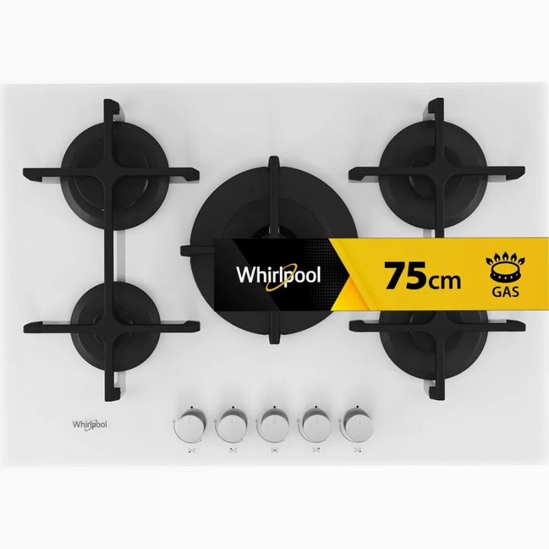 Piano Cottura a Gas Whirlpool GOA 7523/WH 5