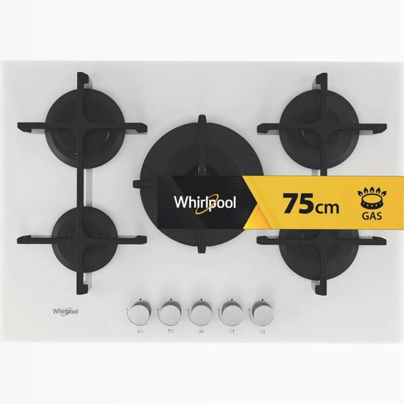 Piano Cottura a Gas Whirlpool GOA 7523/WH 5