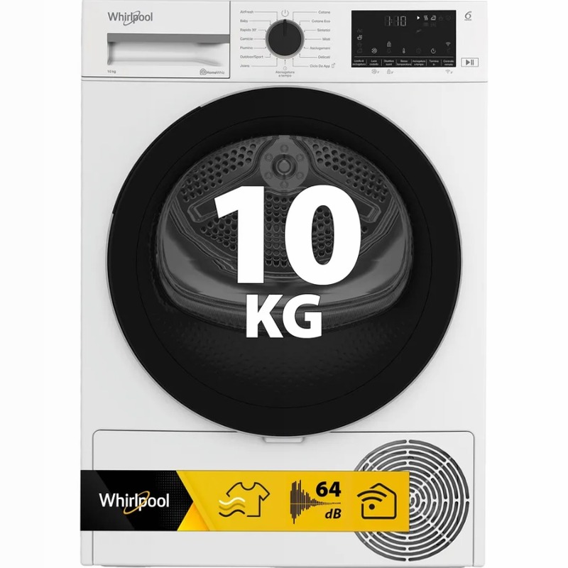Asciugatrice Whirlpool C WD 103M WBS IT Bianco