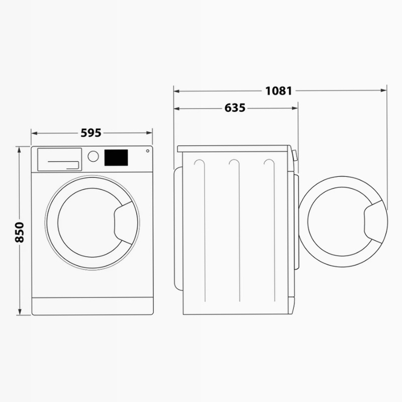 Lavasciuga Whirlpool FWDD 1071682 WBV EU N