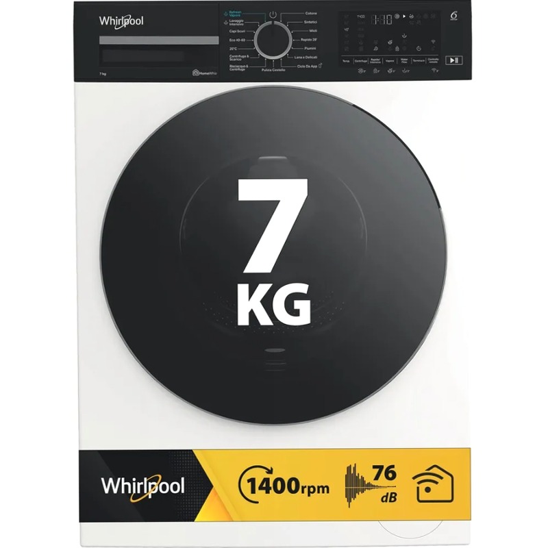 Lavatrice Whirlpool WAM 76WBC IT - 7 kg Bianco Libera