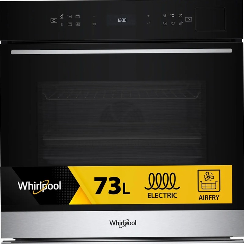 Forno elettrico incasso Whirlpool: colore inox, autopulente - WOI7A8HT0SXA Acciaio