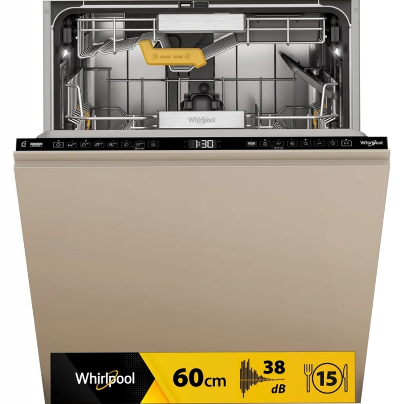 Lavastoviglie da incasso Whirlpool: colore nero, grande capienza - WH8IA15AM3TUCH0 A 15 Nero