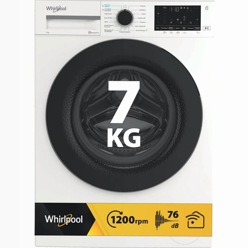 Lavatrice Whirlpool WAM 762WB IT - 7 kg Bianco Libera