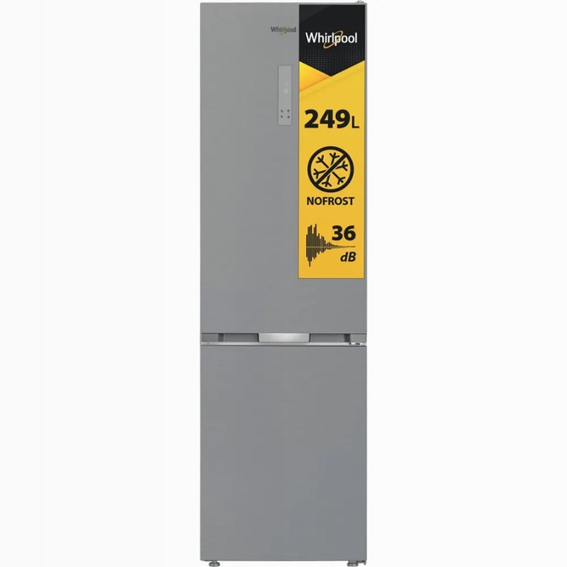 Frigorifero combinato a libera installazione Dual No Frost - WHK 26403 XP6E1 Inox 249lt