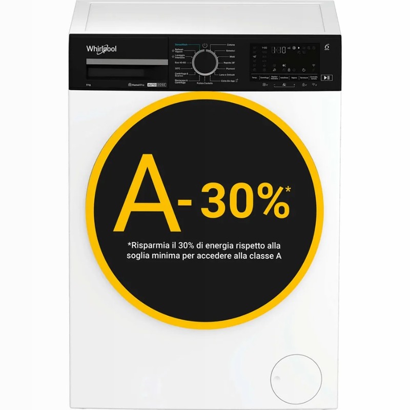 Lavatrice smart Whirlpool WPM 99W ADS IT Bianco Libera