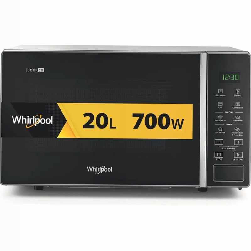 Microonde Whirlpool a libera installazione - MWP 203 SB Argento