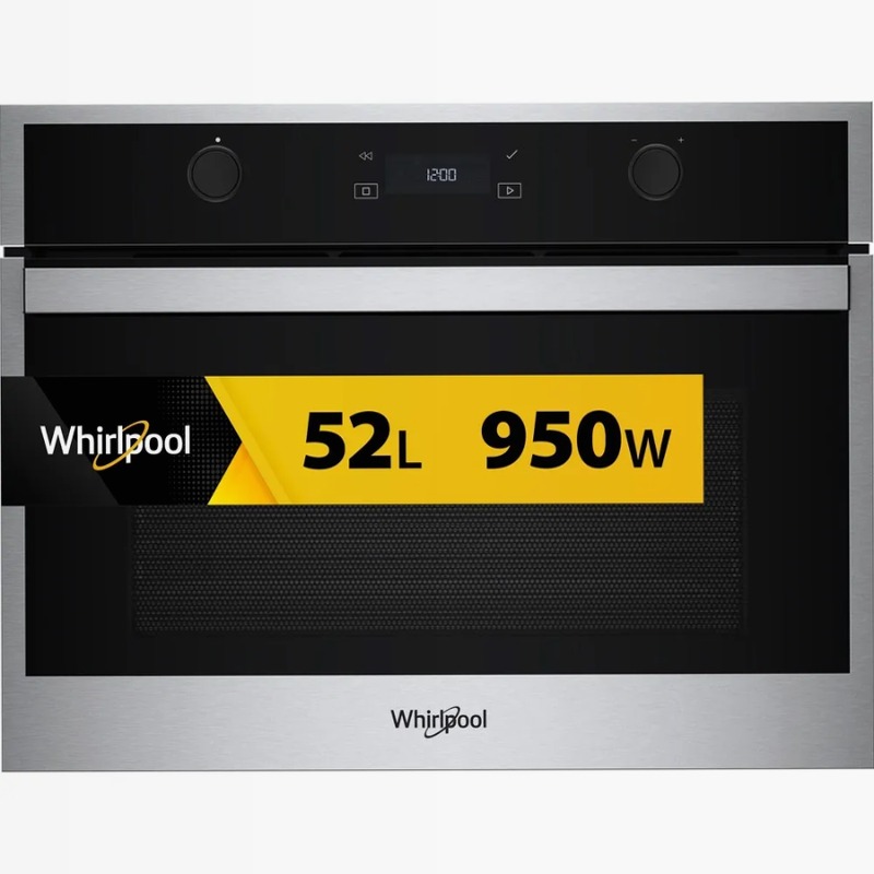 Microonde da incasso Whirlpool: colore acciaio inox - WCW64HUSX