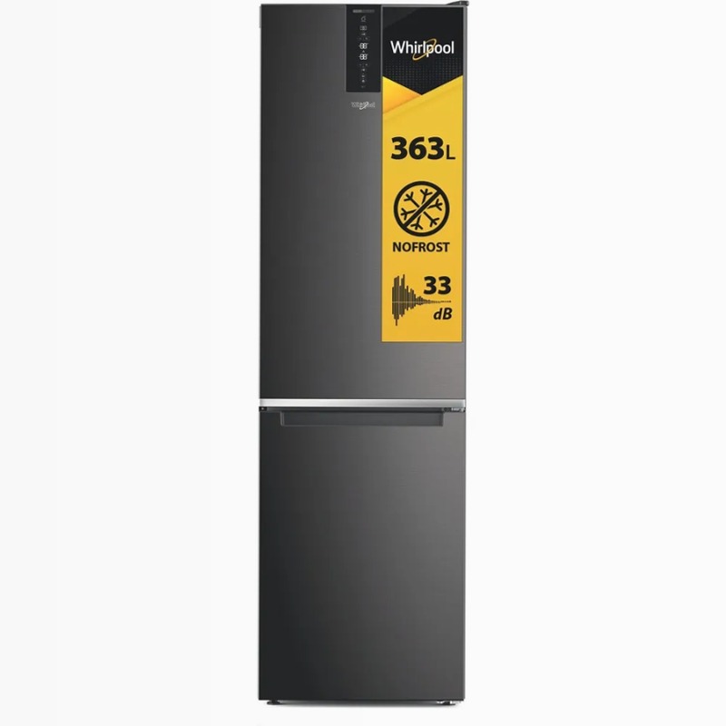 Frigorifero combinato a libera installazione Whirlpool - W7X 94T KS Nero 263lt