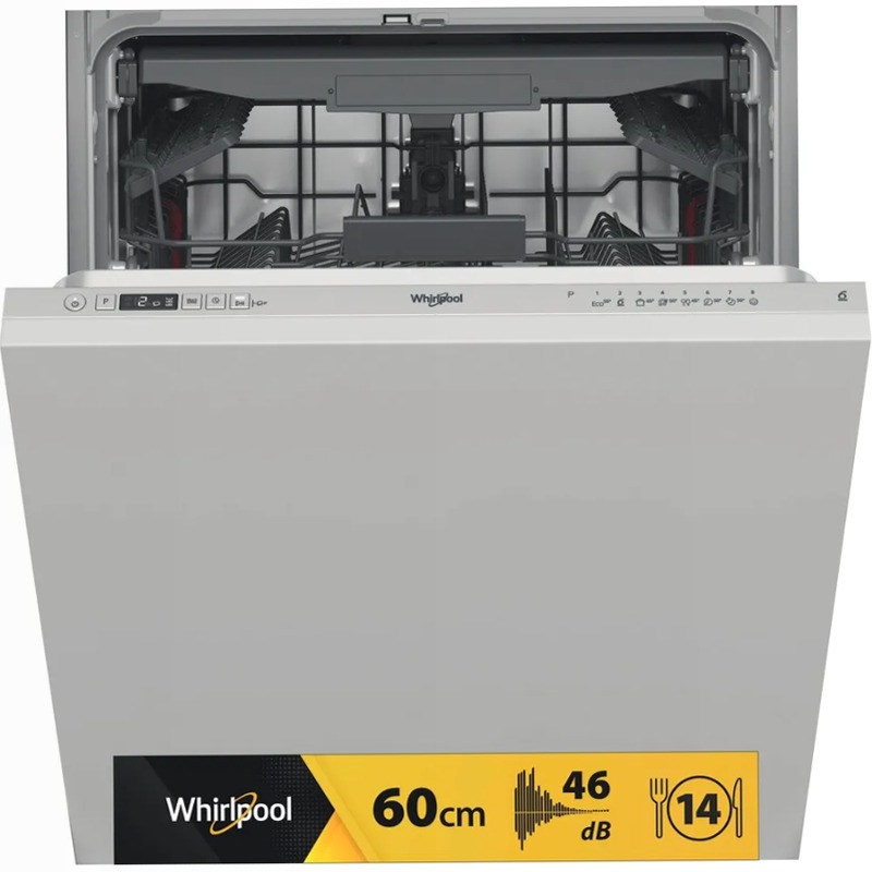 Lavastoviglie da incasso Whirlpool: colore argento, grande capienza - WIC 3C26 F E 14 Argento