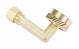 Per saperne di più Ottone Gooseneck Montaggio con rondella, 3/4" NH x 3/8" raccordo di compressione