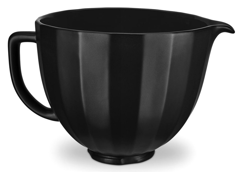 5 Quart Nero Conchiglia di Ceramica