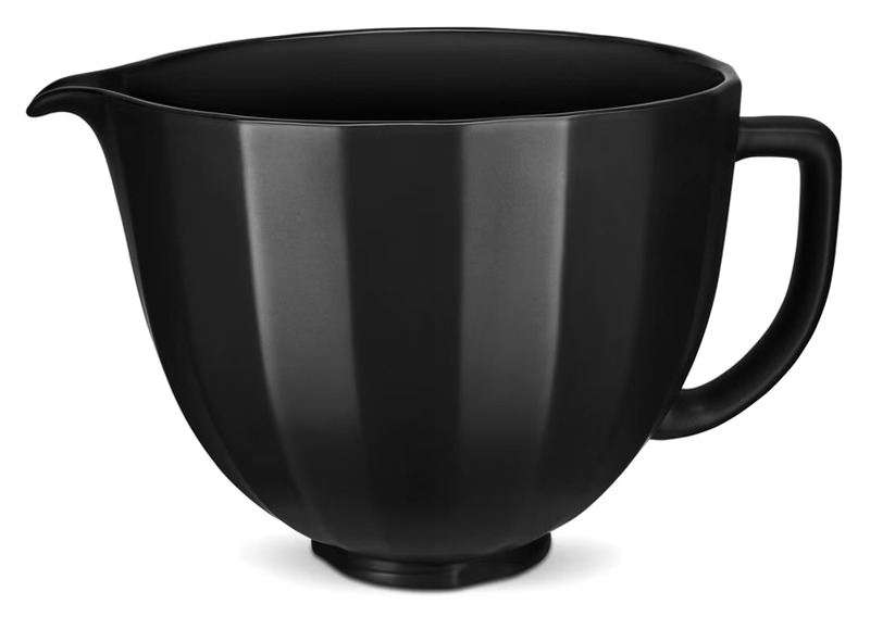 5 Quart Nero Conchiglia di Ceramica