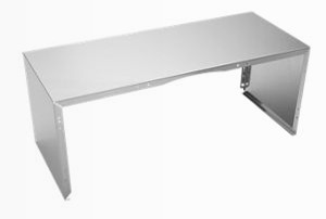 Full Width Duct Cover - Acciaio Inossidabile 30"