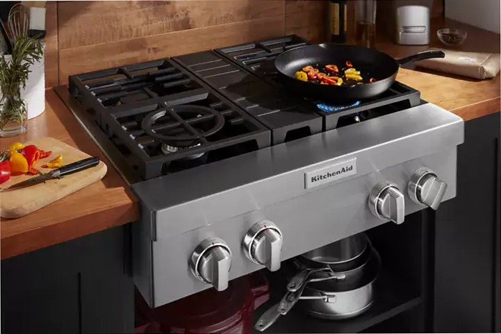 KitchenAid® 30'' 4-Burner Commercial-Style Gas Rangetop 4