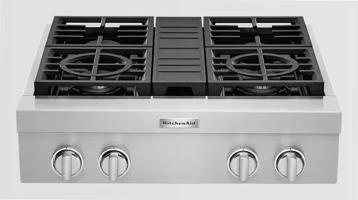 KitchenAid® 30'' 4-Burner Commercial-Style Gas Rangetop 4