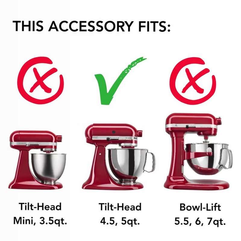 Battitore per bordi sottili in argento per KitchenAid®