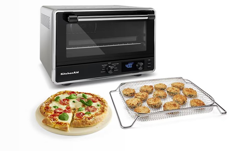Forno digitale controsoffitto con aria fritta e pizza
