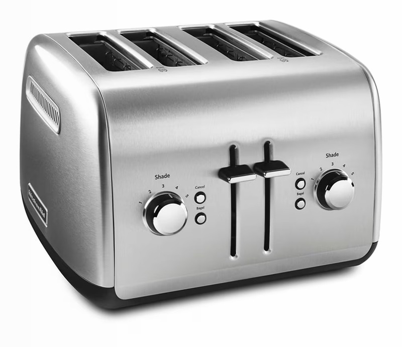 Tostapane 4-Slice con leva manuale