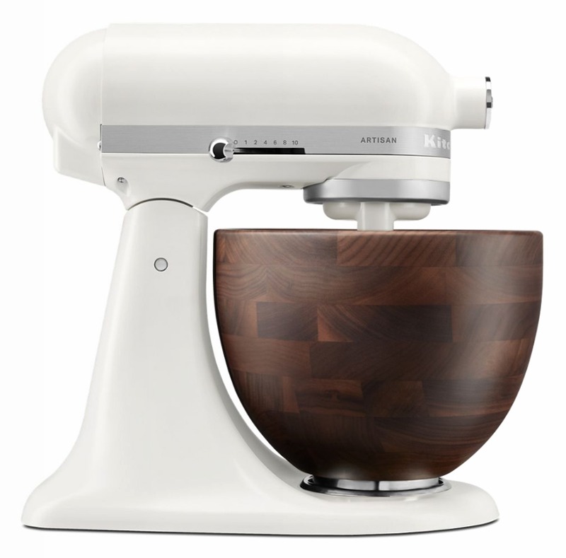 Miscelatore Artisan Series 5 con Ciotola di Legno di Noce Marrone
