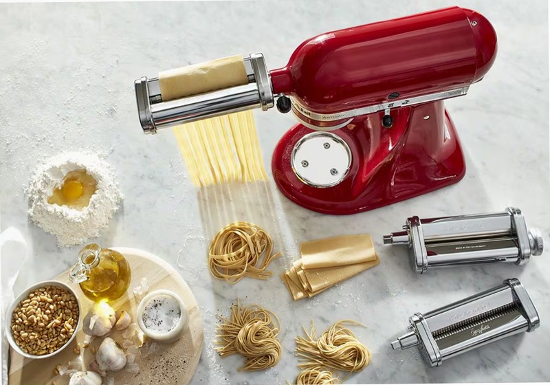 3 Pezzi Set di Rulli e Taglierina per Pasta