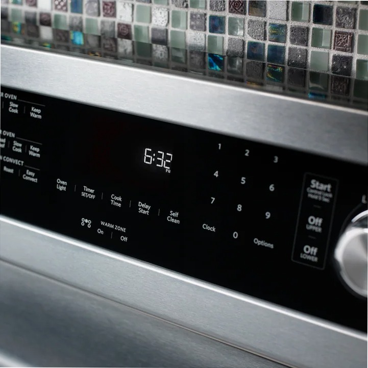 30 Pollici 5 Burner Elettrico Doppio Forno con Convezione