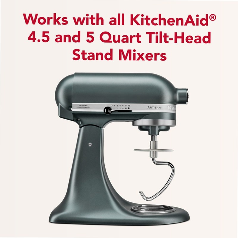 Impastatrice in acciaio inossidabile per KitchenAid®