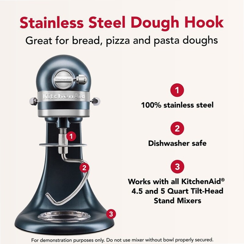 Impastatrice in acciaio inossidabile per KitchenAid®