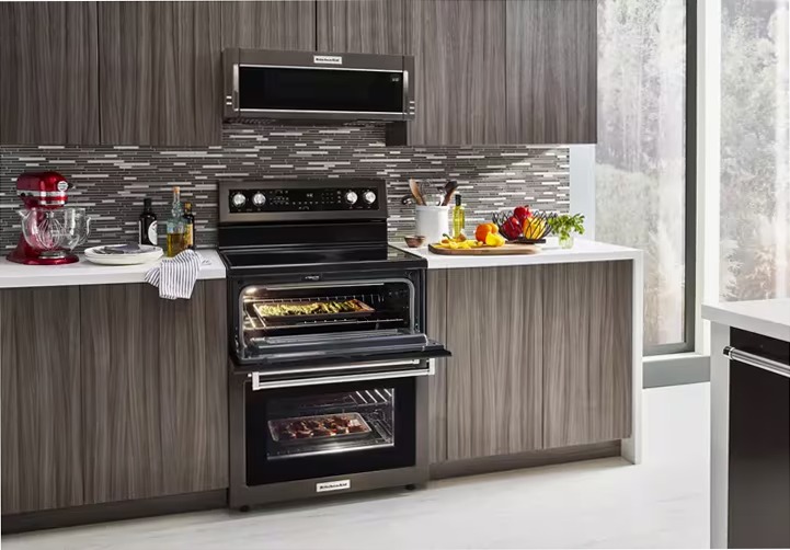 30 Pollici 5 Bruciatori Elettrico Doppio Forno Convezione