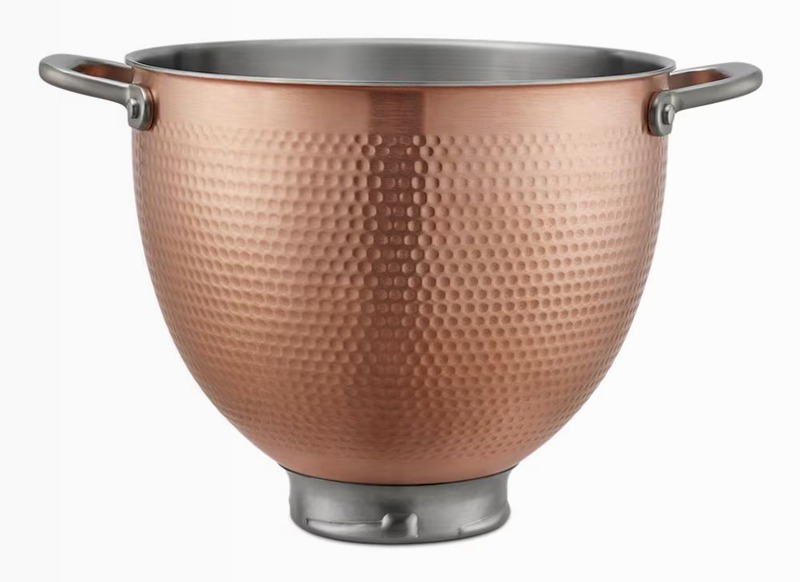 5 Quart Hammered Copper Bowl Rame