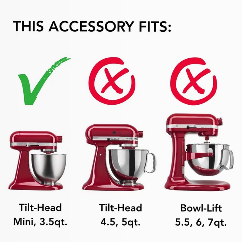 3.5 Quart Rivestito C-Dough Hook