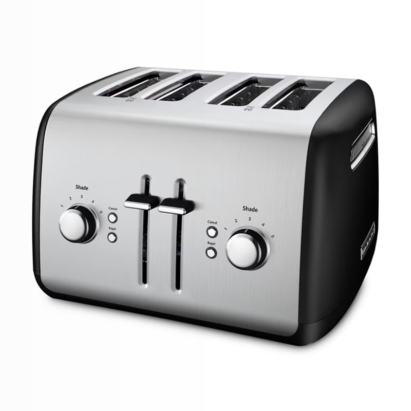 Tostapane 4-Slice con leva manuale ad alto rendimento
