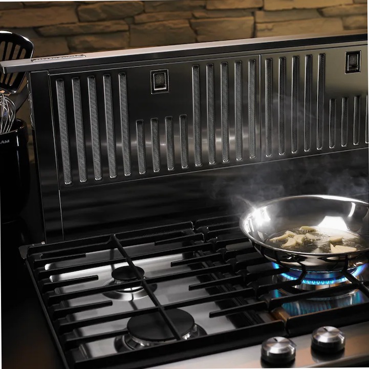 Ventilazione downdraft retrattile KitchenAid